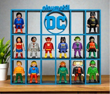 Playmobil DC Comics  e Stranger things Espositore Display Stand Vetrina Batman