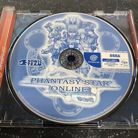 Obi postcard flyer 1 booklet theory Phantasy Star Online Ver2 DreamCast K4297 Ja