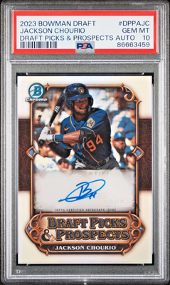 2023 Bowman Draft Jackson Chourio /99 Draft Pcks Prospects 