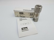 Parker 6F-C6L-BN-SS C-Series Instrumentation Check Valve 12XW R2 New Old Stock