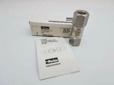 Parker 6F-C6L-BN-SS C-Series Instrumentation Check Valve 12XW R2 New Old Stock