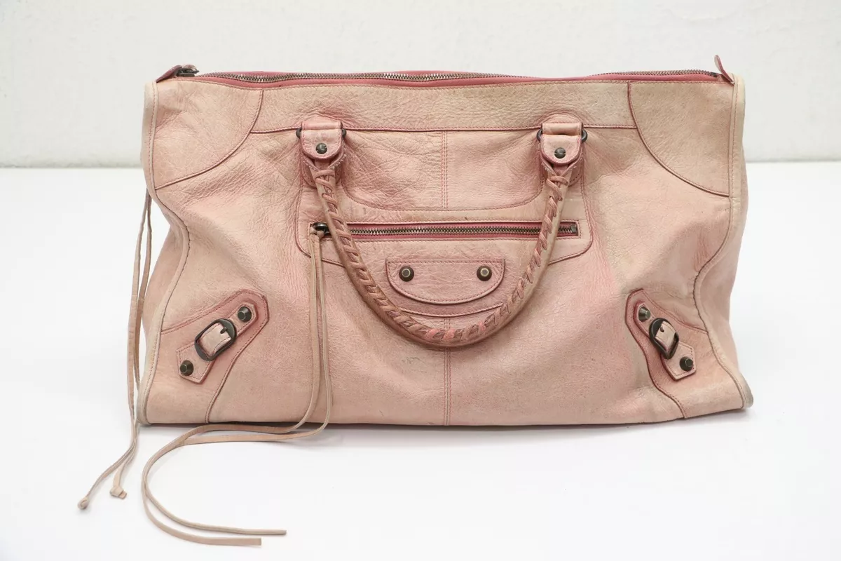 nuance Apparatet erotisk BALENCIAGA 115748 The City 2Way Shoulder Bag Pink | eBay