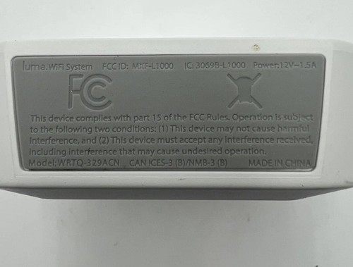 Luma WiFi Router / Mesh Extender MXF L1000 (NO CAVO DI ALIMENTAZIONE) - Foto 3 di 3