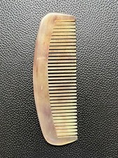 Natural Handcrafted Handleless Ox Horn Comb Massage Brush For All Hair Types