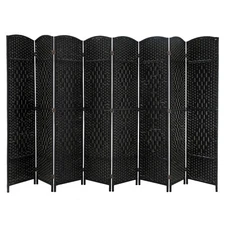 Room Divider 8 Panel Room Screen Divider Wooden Screen Folding Partition Screen