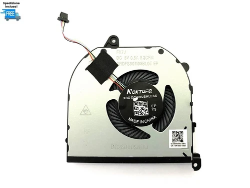 VENTOLA DELL XPS 15 9570 7590 PRECISION 5540   FAN NUOVA COOLER VERSIONE 1