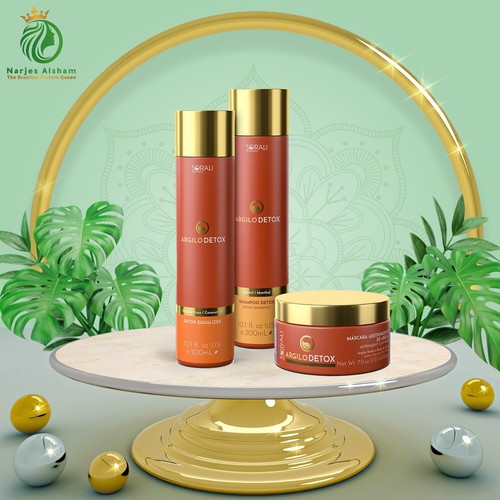 ARGILO DETOX-Shampoo+conditioner+Maske-Set zur Behandlung von Schuppen - Bild 1 von 6