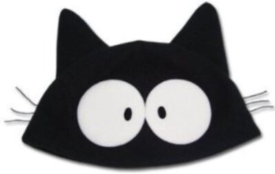 *NEW* FLCL (Fooly Cooly): Takkun Black Cat Fleece Hat
