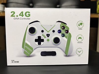 Gina HY-4206 White Black 2.4G Wireless Gaming Controller For X-One NIB