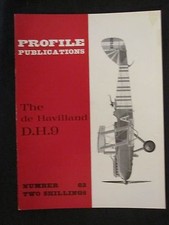 Profile Publications #62 The de Havilland D.H.9, Color Profiles, BW Photos