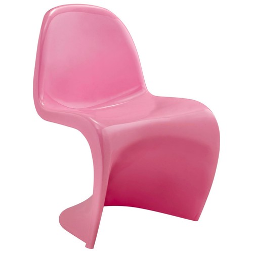 Mid-Century Modern ABS ‘Wave’ Stack Chair Dining Side Accent Adult 240 lb Weight - Picture 6 of 15