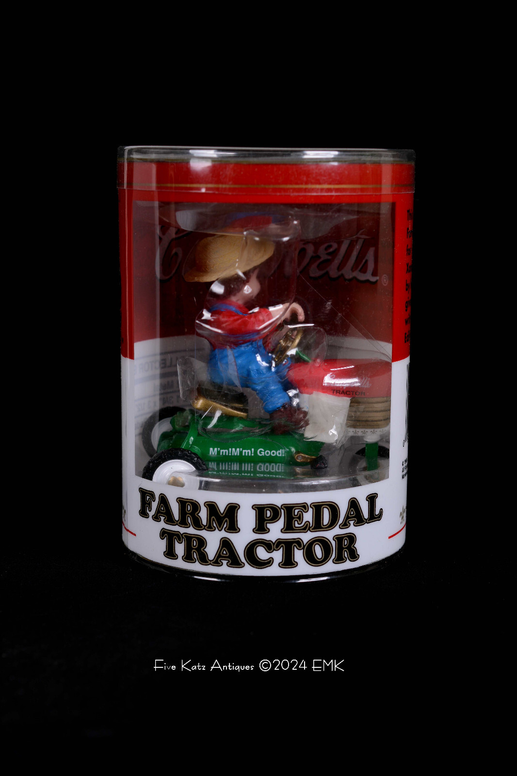 Campbell's Soup Farm Pedal Tractor Xonex Die Cast 1998 W/ Original Box NOS