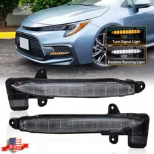 Led Daytime Running Lights Turn Signal Fog L For Toyota Corolla Se Xse 2020-2022