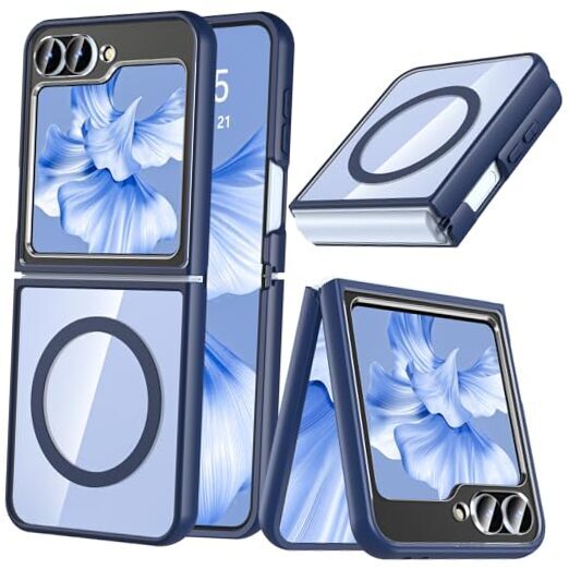 for Samsung Galaxy Case Magnetic,Case  [Compatible with MagSafe] Z Flip 6 Blue