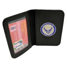 Air Force Challenge Coin ID Wallet Medallion Document License Holder Card Case