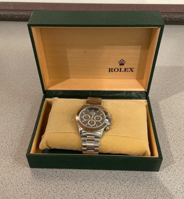 Rolex Daytona Zenith Stahl Ref. 16520 Schwarz Chrono 1994 S-Serie *TOP*