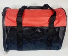 Convenient Pet Travel Carrier 16"L x 10"W x 12"H Black/Orange - For Small Pets