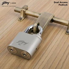 Godrej Dual Access Padlock with 2 Master Keys and 2 User Keys