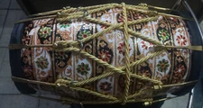 Dholak nut bolt dholak fully designed decorated printed with gig bag dhol drum