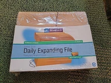 SMEAD 70168 31 Pockets 1-31 Letter Sz Indexed Daily Expanding Filer Flap & Cord