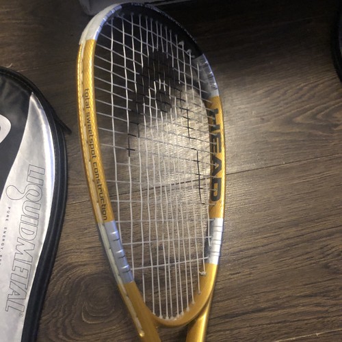 Head Liquid Metal 140 Squash Racket And Cover - Picture 8 of 12
