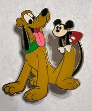 LE 250 2009 DISNEY  Pluto Puppet Pals & Mickey Mouse Limited Edition Pin