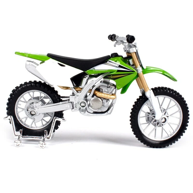 Kawasaki KX 250F Green 1:18 Dirt Bike Motocross Motorcycle Kids Diecast Toy Bike - Image 2 of 4