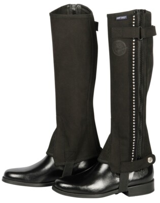 Harrys Horse Mini Chaps Amara Crystal schwarz