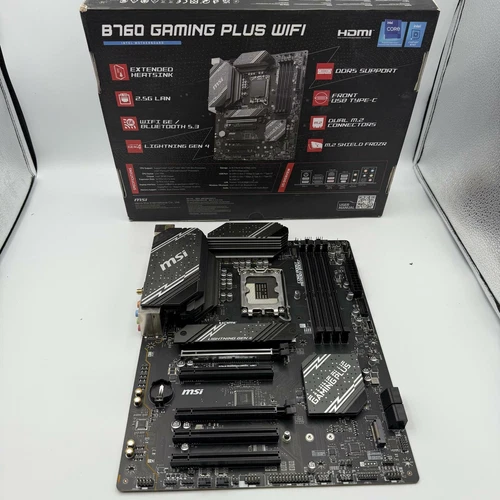 MSI B760 Gaming Plus WiFi Gaming Motherboard (Motherboard Only)