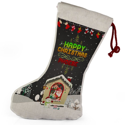 Personalisierte Baumdekoration Geschenk beliebiger Name Weihnachtsstrumpf Geschenk 9 - Bild 15 von 22