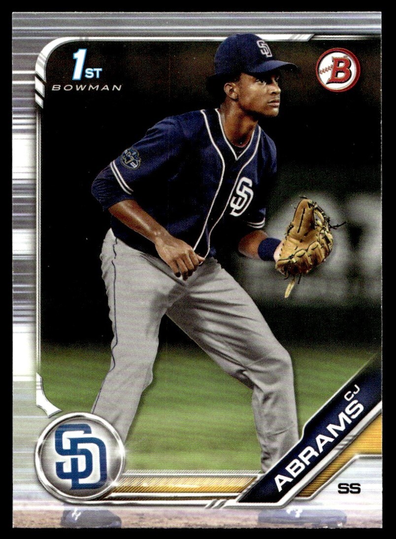 2019 Bowman Draft CJ Abrams G47 San Diego Padres #BD-85