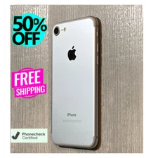 Apple iPhone 7 Black/Silver -32GB 128GB- CDMA/GSM Unlocked At&t T-Mobile WiFi 