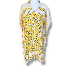 Farm Rio Women's Boho Kimono Dress Beach Wear XS