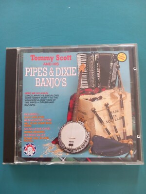 Tommy Scott & His Pipes & Dixie Banjo's, 13 tracks - 1990 CD, VGC