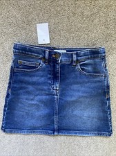 Girls Crewcuts Size 8 Blue Denim Skirt msrp 59.50 NWT
