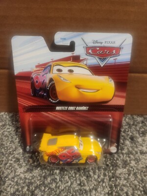 Disney Pixar ''Cars'' 1/55 Diecast Yellow Rusteze Cruz Ramirez