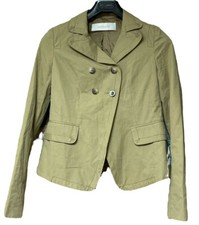 Vintage Women’s Cacharel Beige Double Breasted Jacket Pit To Pit 18 Inches