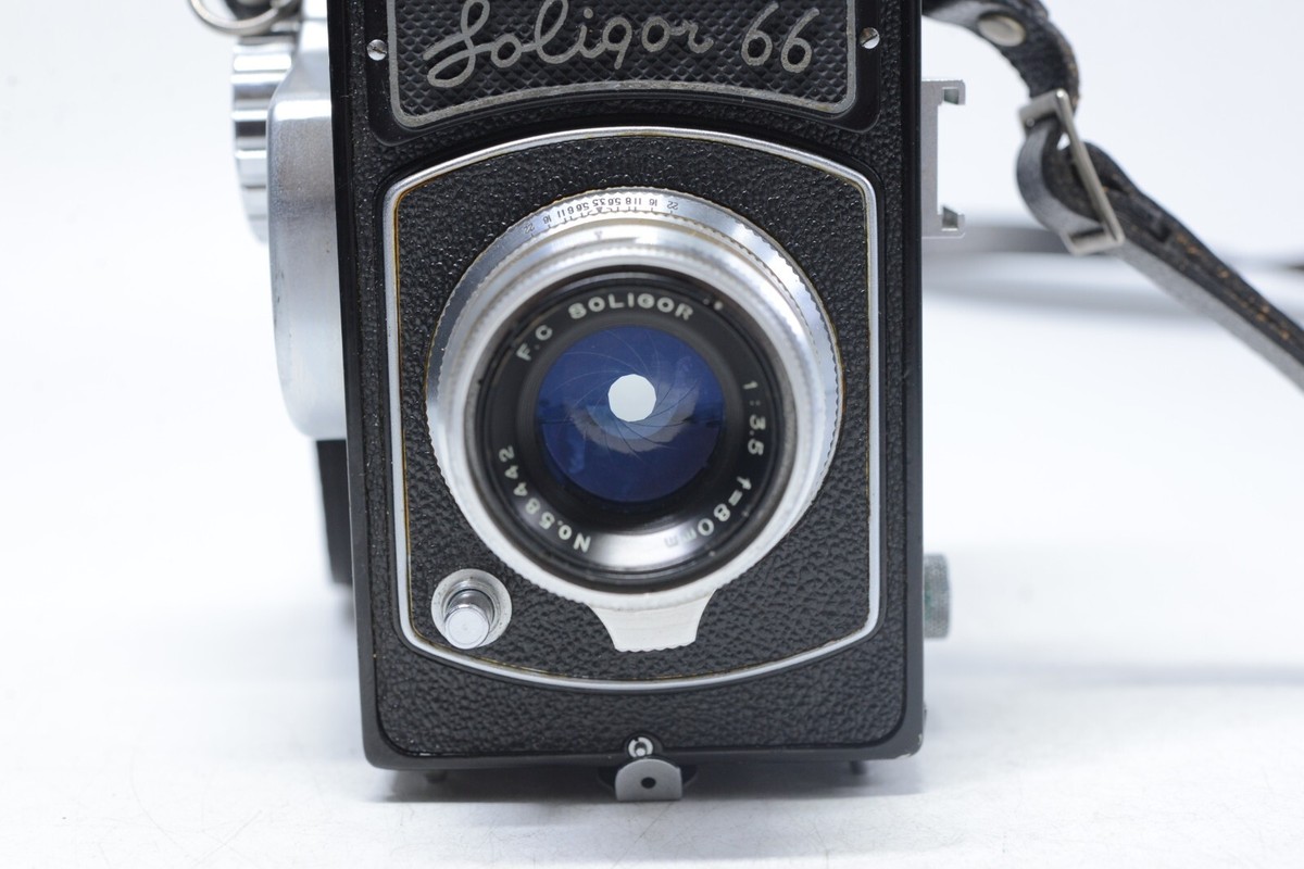 カンジインターナショナル カトラスマスター 66 ライト　tomoさん専用 Vintage Japan Fujita Soligor 66 Medium Format Camera with Case, 80