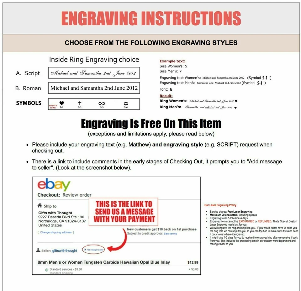 Free Engraving - Ceramic Polished Wedding Band Ring men or Ladies - Image 3 of 4