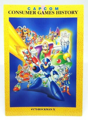 No.179 ROCK MEGA MAN X ALL CAPCOM WORLD Card Dass Masters JAPAN 1997