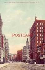 VIEW OF STATE STREET FROM EXCHANGE STREET, ROCHESTER, N.Y. dated '08
