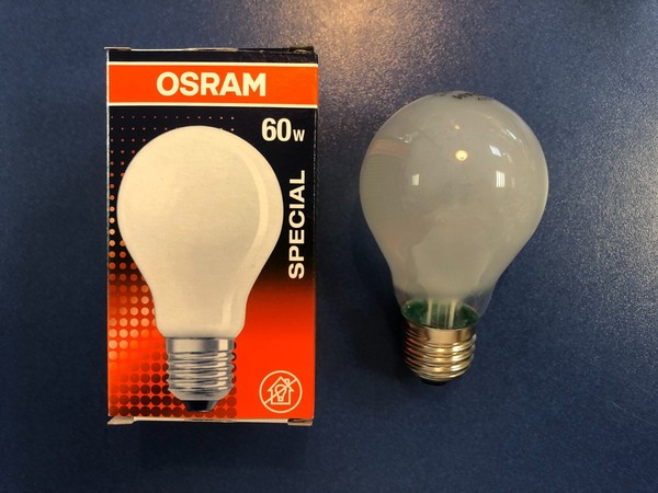 Osram Special Centra E27 230V 60W StoßFest GlüHlampe Lampe Fr Matt Dimmbar !!!-image