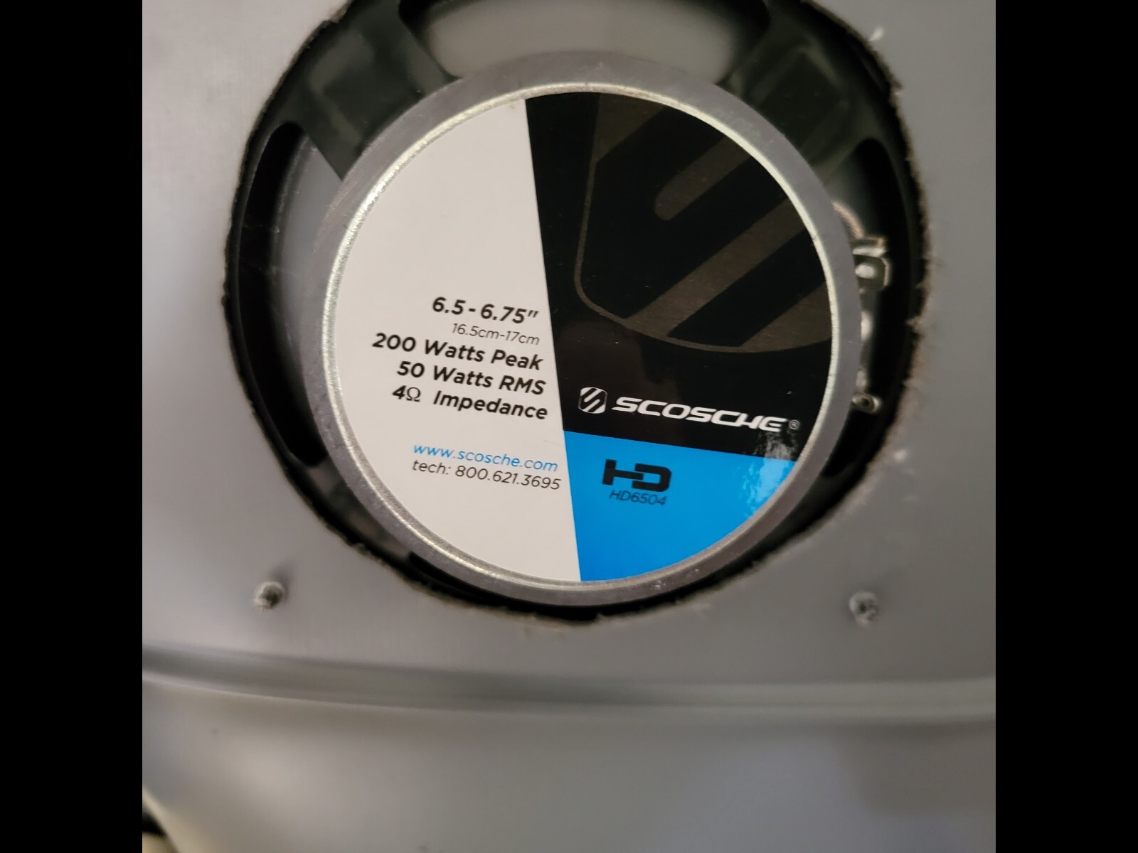 Pair of 6.5" Scosche Speakers