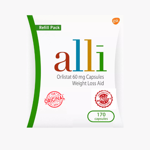 alli Diet Weight Loss Supplement Pills Orlistat 60Mg Capsules 170 Count NEW