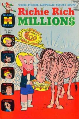 Richie Rich Millions (1961) #  44 Cover Split 1 inch almost loose (1.0-FR) 1970