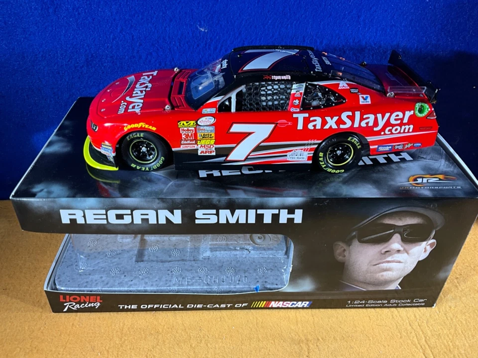 Z10-66 REGAN SMITH #7 TAX SLAYER - AUTOGRAFIADO / CERTIFICADO DE AUTENTICIDAD - 2015 CAMARO - #215/637 Foto 4 de 4