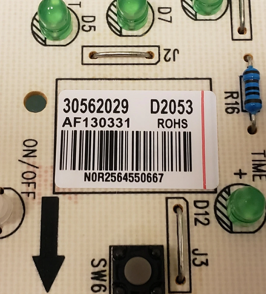 GRJ205-B 30562029 OEM control panel of Friedrich Wall Unit Air