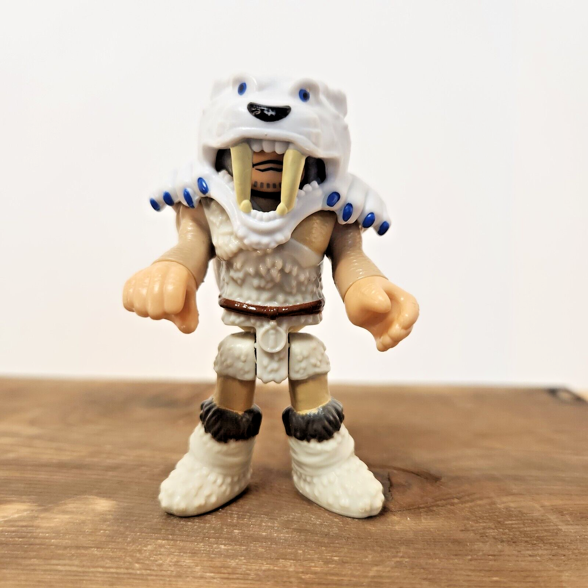 Fisher-Price Imaginext Ultra T Rex Ice Dinosaur Caveman with Bear