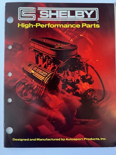 Rare 1971 Shelby High Performance Catalog Autosports Ford Catalog Cobra GT 350