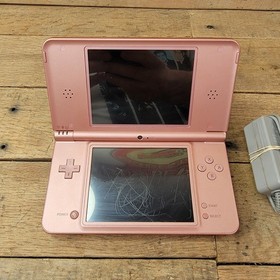 Nintendo 3DS XL Pink Console w/ Charger Tested Works READ